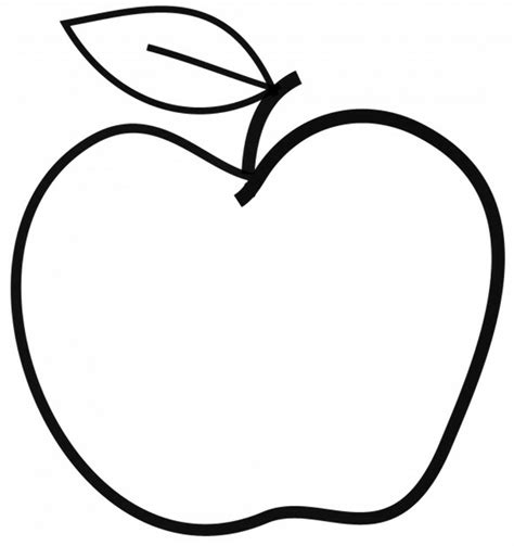 Download High Quality apple clipart black and white printable ...