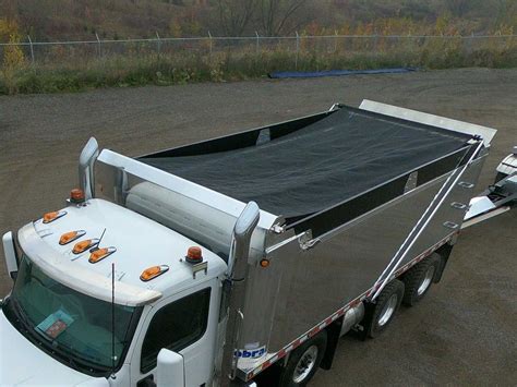 Heavy Duty Mesh Dump Truck Tarps - Trison Tarps USA