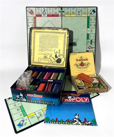 Lot - A Monopoly 1935 Commemorative Edition & One Other Vintage Set