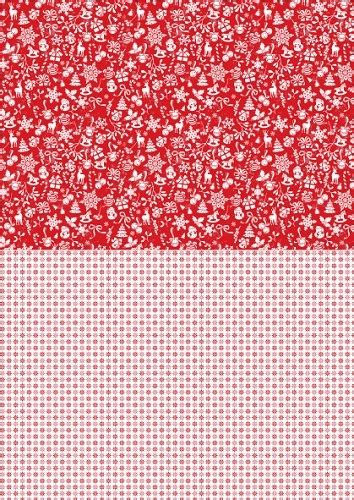 Background sheets A4 Christmas red snowflakes Luuk Liersen Agenturen