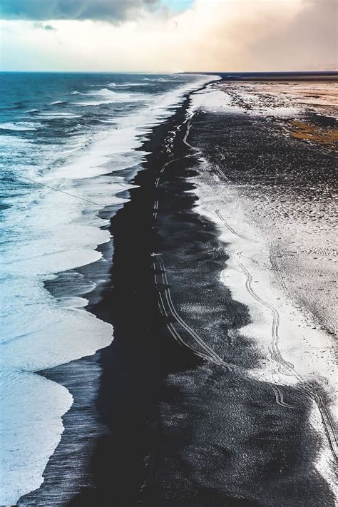 The black sand beach By Phillip Gow | Nature photography, Black sand beach iceland, Landscape ...