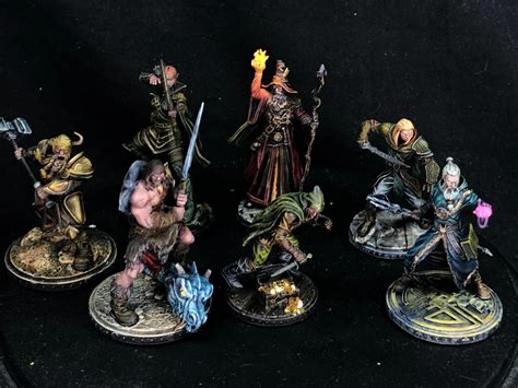 Engaging World of Dungeons and Dragons Painted Miniatures - Tabletop Games