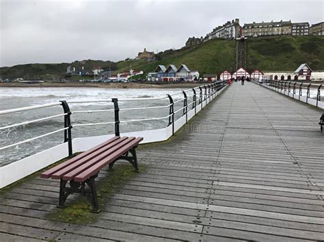 View of Saltburn from the Pier at Saltburn by the Sea Stock Photo ...