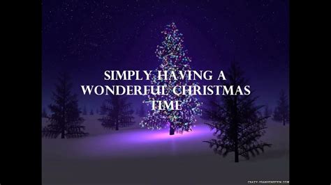 Paul McCartney - Simply Having A Wonderful Christmas Time (Lyrics ...