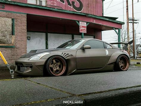 #Nissan_350z #WideBody_Flares #Modified #Slammed #Stance Nissan Z350, Nissan Z Cars, Nissan ...