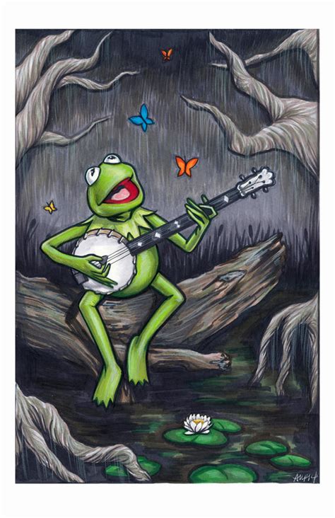 Kermit Rainbow Connection by AshleighPopplewell on DeviantArt