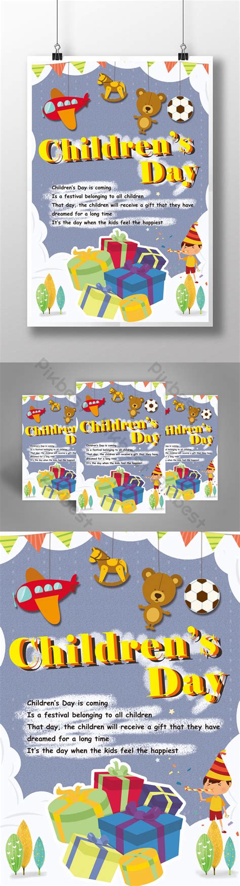 Children's Day Poster | PSD Free Download - Pikbest