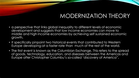 SOLUTION: Theories of Global Stratification Presentation - Studypool