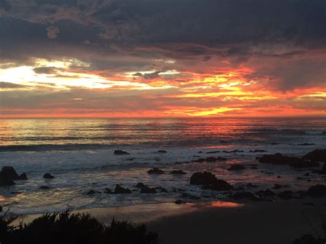 Beautiful sunset from Moonstone Beach, Cambria, California | Beautiful sunset, Moonstone beach ...