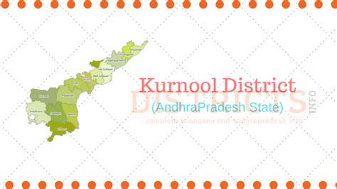 Kurnool District Profile,Mandals and tourist places in AP State