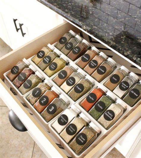 30+ Spice Rack Ideas For Organizing The Kitchen - The Creatives Hour