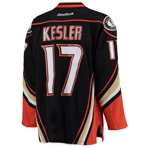 Men's Anaheim Ducks Ryan Kesler Reebok Black Home Premier Jersey - Shop ...