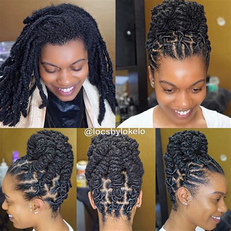 1,365 Likes, 17 Comments - The King Of LOCS (@locsbylokelo) on Instagram: “Barrel twist updo on ...