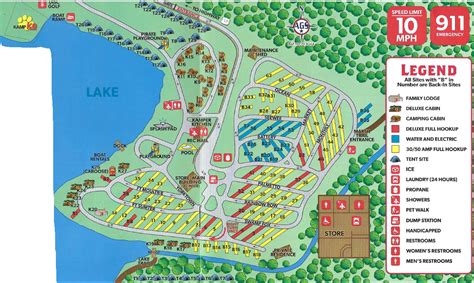 Mount Pleasant, South Carolina Campground Map | Mount Pleasant ...