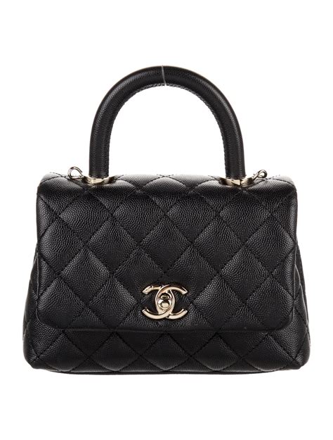 Chanel 2020 Mini Coco Handle Bag - Black Mini Bags, Handbags ...