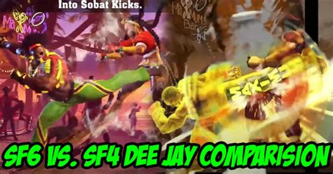 Street Fighter 6 vs. Street Fighter 4 Dee Jay comparison showcases how much the music star has ...