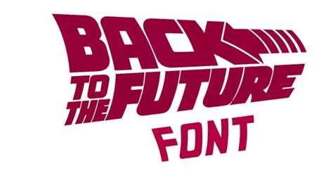 Back To The Future Font | Dafont Online