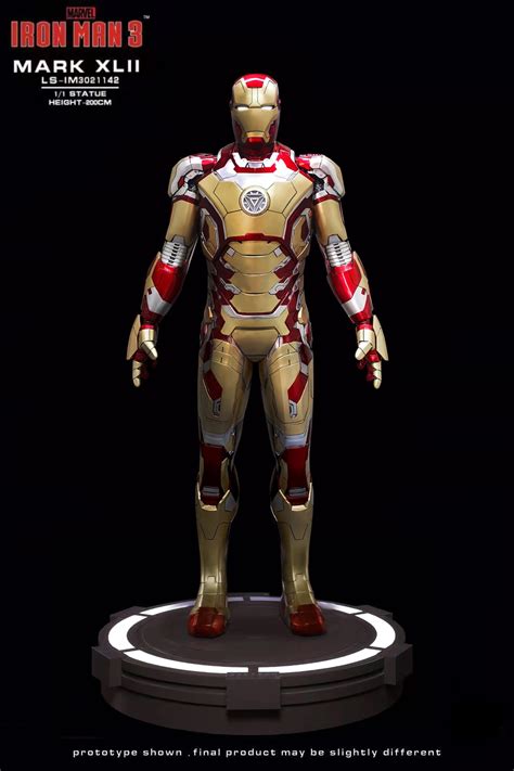 The Toy Asia Iron Man Mark 42 Life Size Collectible Statue - Toys Apollo