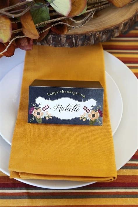 Free Printable Thanksgiving Place Cards - Today's Creative Life