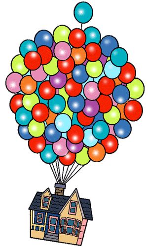 up house balloons clip art pixar up | Disney up, Disney up house, Up pixar