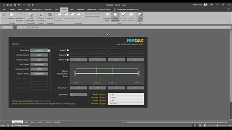 FEMCALC - Free Fixed End Moment Calculator - Bernoulli and Timoshenko Beam Theory - YouTube