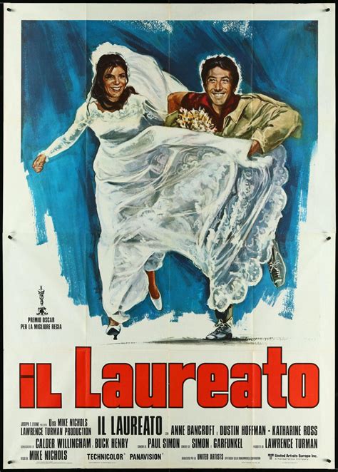 The Graduate Vintage Italian Movie Poster