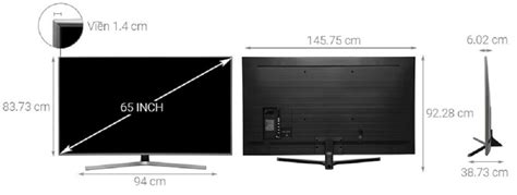 Tivi 65 inch kích thước bao nhiêu cm? - Điện máy giá rẻ - TRUNG TÂM ...