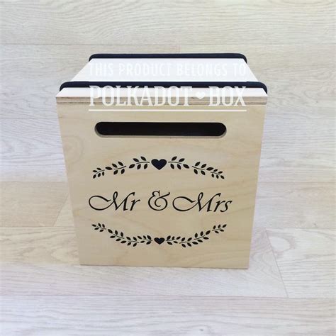 Mr & Mrs Envelope Gift Box for your wedding cards South Africa ...