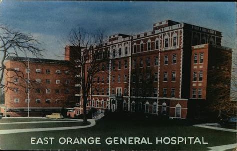 East Orange General Hospital New Jersey Postcard