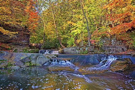 Olmstead Falls Glorious Autumn Photograph by Marcia Colelli