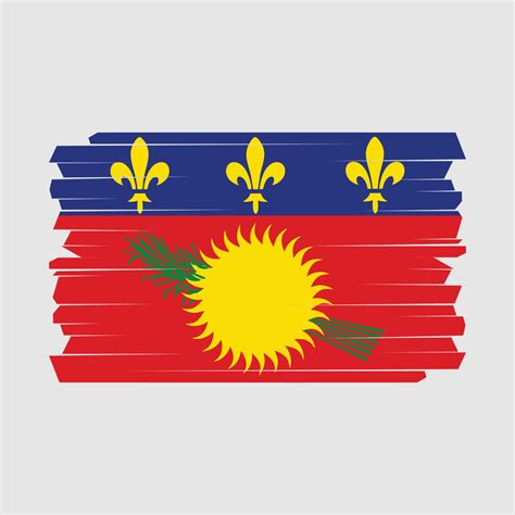 Guadeloupe Flag Brush 21918239 Vector Art at Vecteezy