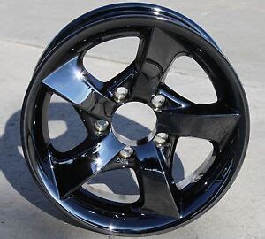 (4) 14" Dark Chromed Aluminum Trailer Wheel/Rim (RV Boat Custom Trailer Wheels) | eBay