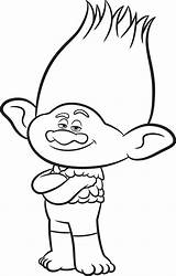 Coloring Pages Printable Kids Troll sketch template