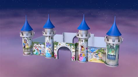 3D Puzzle Disney Castle - YouTube