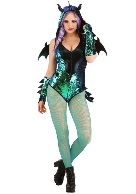 Women's Dragon Sequined Costume