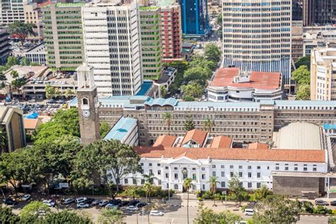 City Hall of Nairobi, Kenya Editorial Photo - Image of pedestrians ...