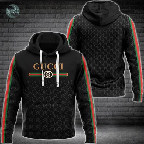 Gucci Stripe Hoodie For Men Women Luxury Brand Outfit