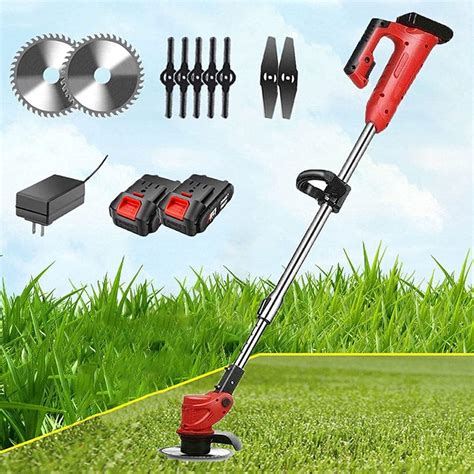 Electric Strimmers Cordless Garden Strimmer with 24V Battery & Fast ...