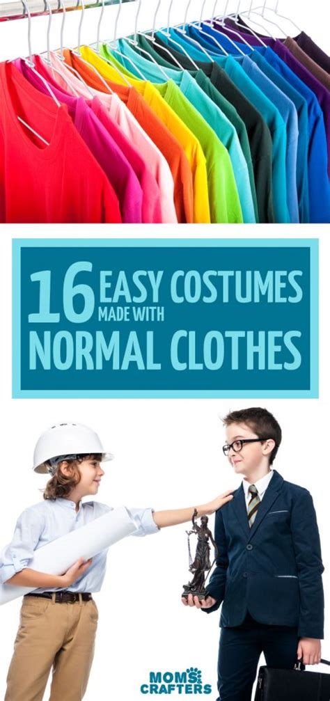 34 Easy Costumes with Normal Clothes * Moms and Crafters