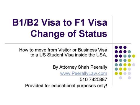 How to Change Status from B1/B2 to F1 Visa? | F1 visa, Visa, Business visa