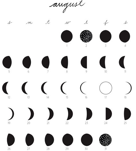 Moon Calendar! | Calendar design, Lunar calendar, Calendar