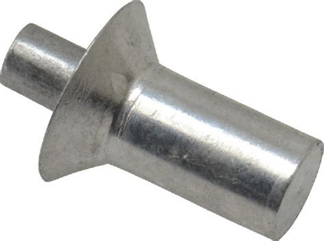 3/16" x 1/2" 100-5k Aluminum Pop Rivets Flat Head Countersunk Blind Size 6-8 Blind & Drive ...