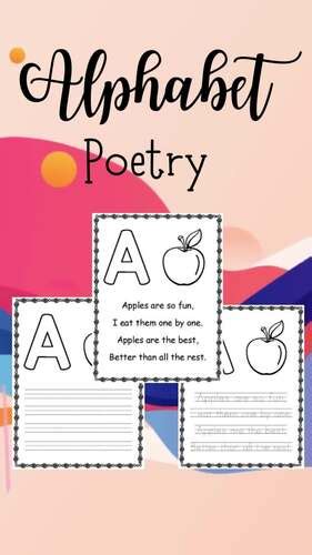 Alphabet Poem Bundle by Flower Power Teacher | TPT