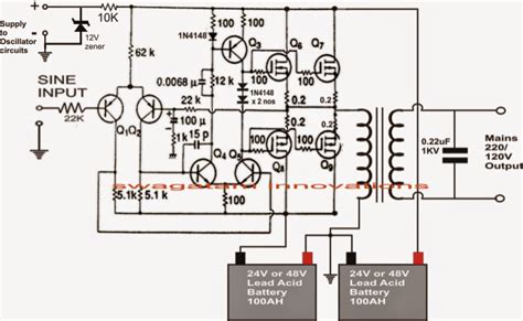 Make This 1KVA (1000 watts) Pure Sine Wave Inverter Circuit