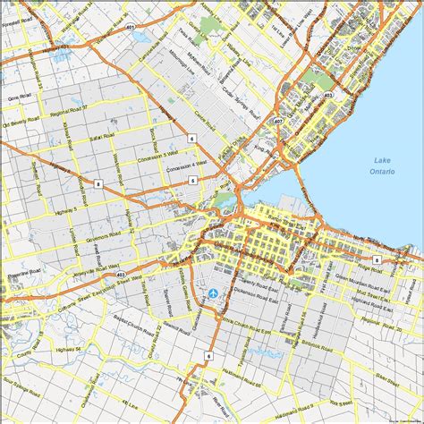 Map of Hamilton, Ontario - GIS Geography