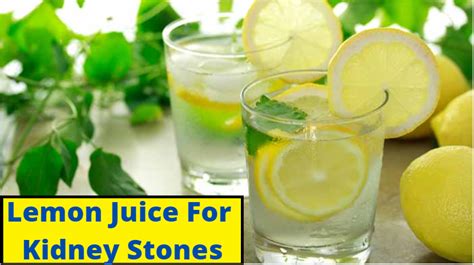 Lemon Juice For Kidney Stones | Lemon For Kidney Stone - Bright Cures