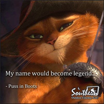 Movie Quote - Puss In Boots Boot Quotes, Tv Quotes, Movie Quotes, Two Movies, Movie Tv, Bobcat ...