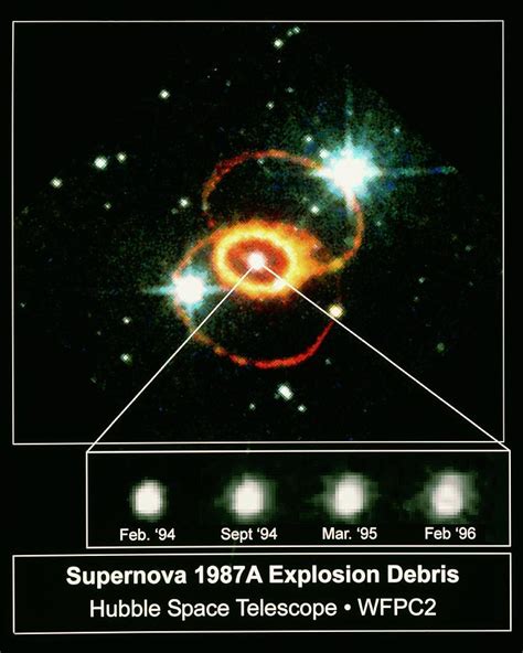 Hubble Image Of The Supernova Remnant Sn 1987a Photograph by Nasa/esa ...