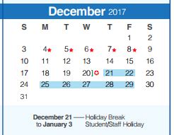 Canyon Middle - School District Instructional Calendar - Comal Isd - 2017-2018