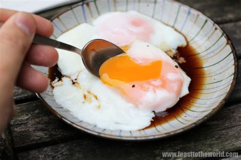 FEAST to the world: Singapore Half-Boiled Eggs - 100% Pure Egg Perfection!